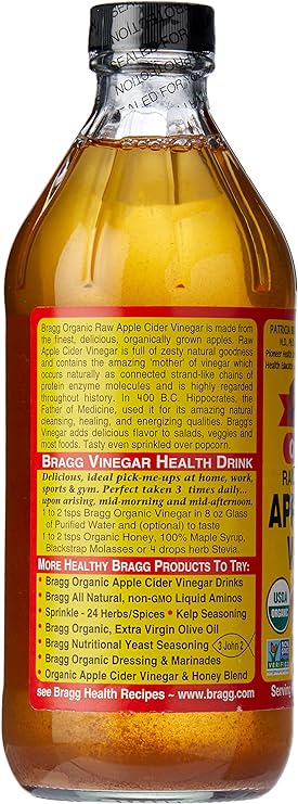 Bragg Organic Raw-Unfiltered Apple Cider Vinegar