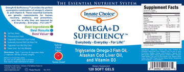 Innate Choice OmegA+D Sufficiency™ Fish Oil